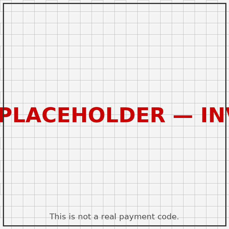 QRIS placeholder (INVALID)